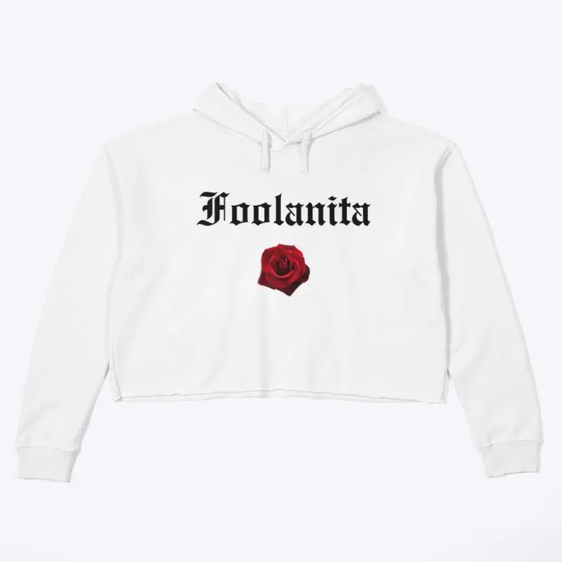 FDB x FOOLANITA FEMALE CROP HOODIE 