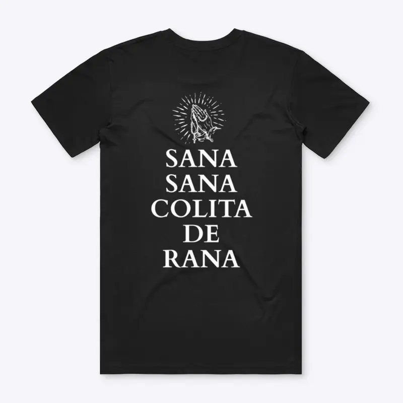 SANA SANA COLITA DE RANA BLACK TEE